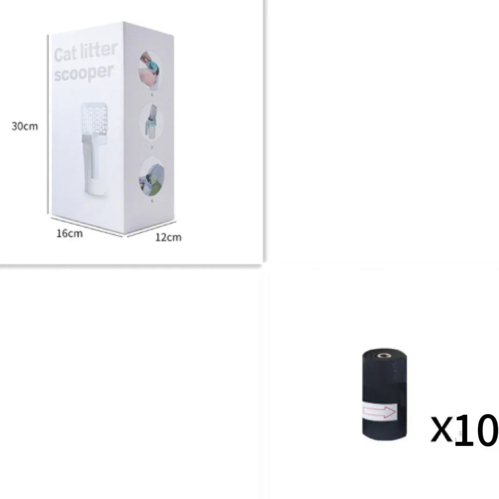 مجرفة فضلات القطط البلاستيكية، رعاية الحيوانات الأليفة، مجرفة لنفايات الرمل، أداة تنظيف مجوفةEX-STOCK Canada