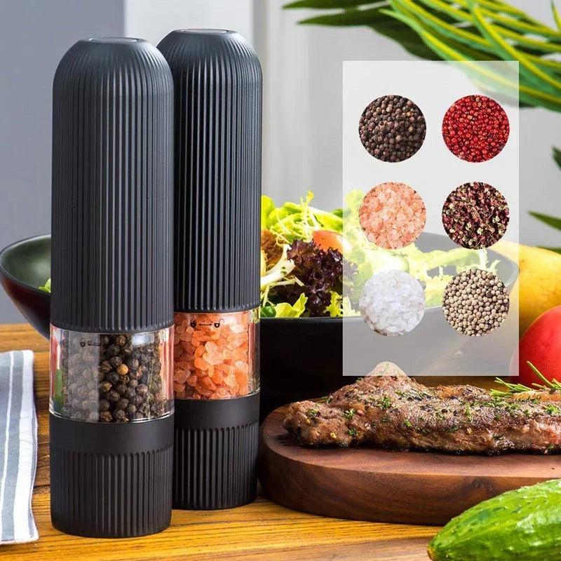 Plastic Electric Pepper Mill Plastic Grinder Mill EX-STOCK Canada