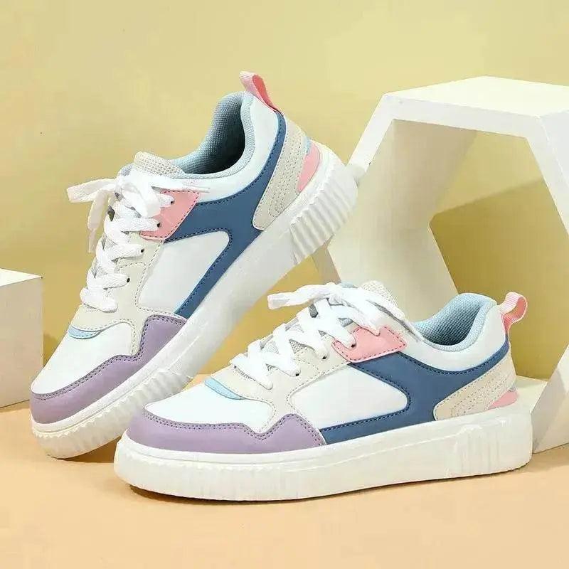 Baskets décontractées à lacets Platform Fashion Semelle douce Confortables - EX-STOCK Canada