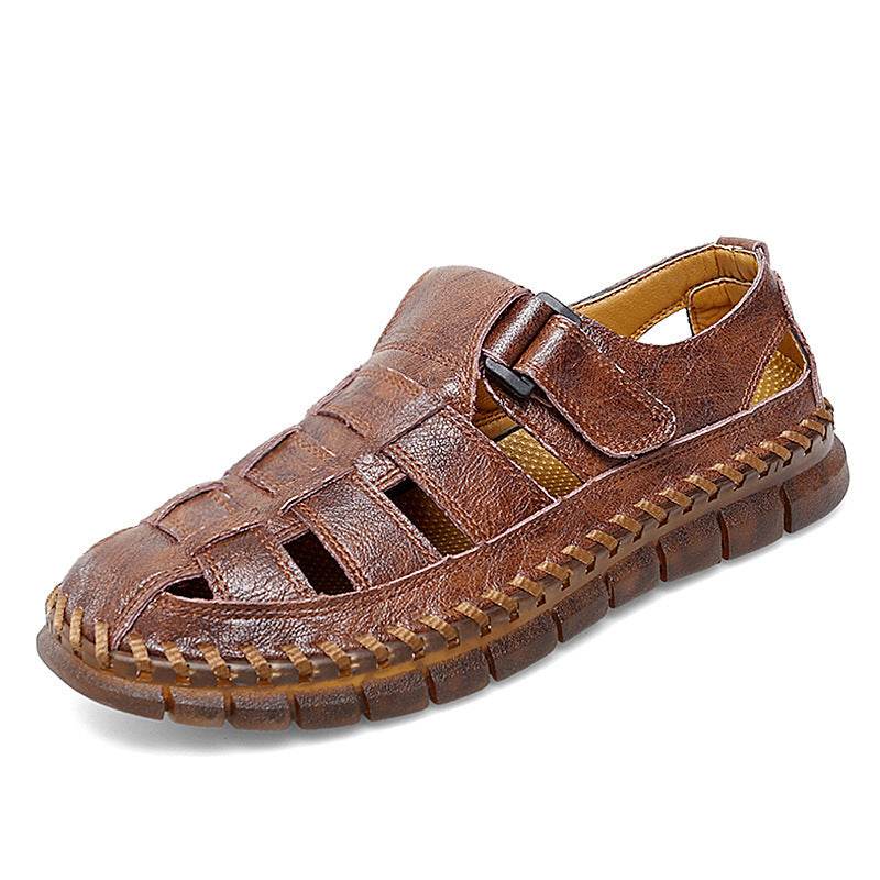 Plus Size Men's Beach Sandals Retro Hollow Out EX-STOCK CANADA