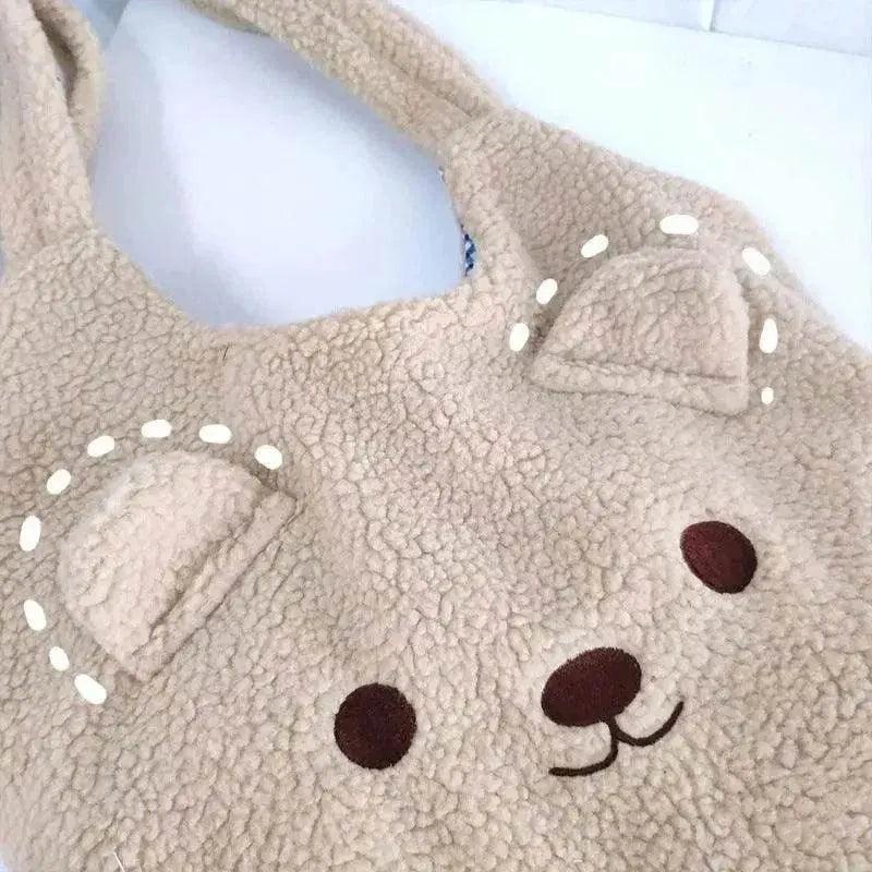 Sac en peluche Ours mignon Oreilles stéréo - EX-STOCK Canada