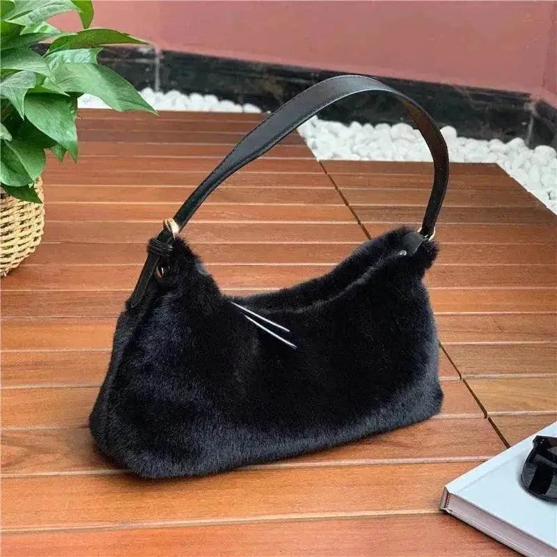 حقيبة رسول صغيرة من القطيفة لجميع المناسبات بحمالة كتف واحدة - EX-STOCK Canada