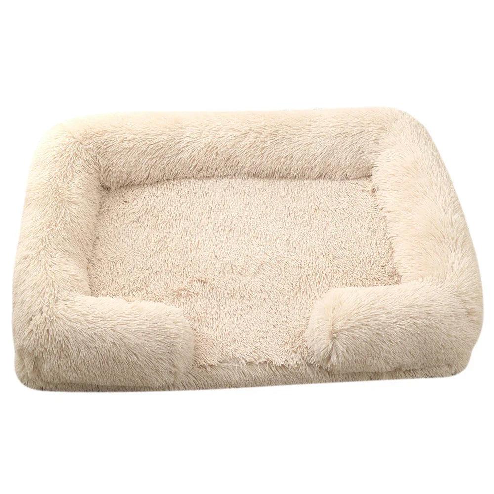 Lit pour animal de compagnie rond en peluche Lit pour chien HiverEX-STOCK Canada