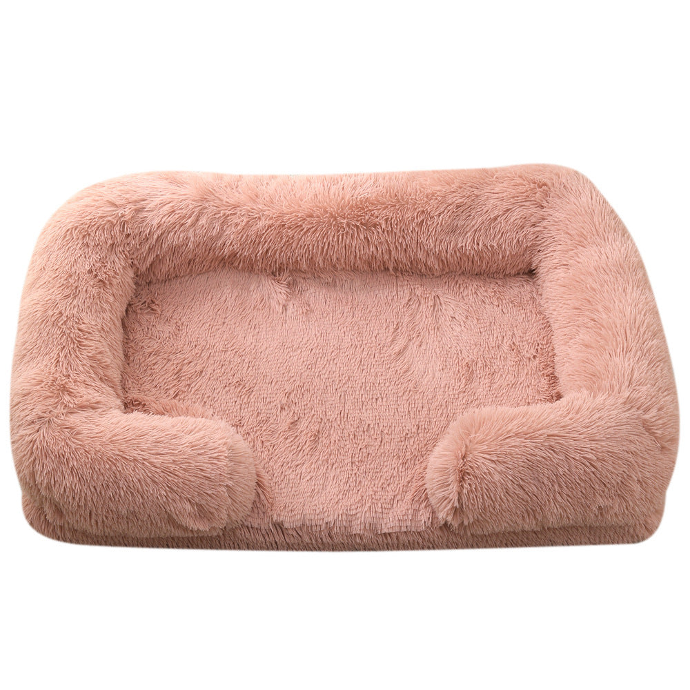 Plush Round Pet Bed Dog Bed Winter EX-STOCK Canada