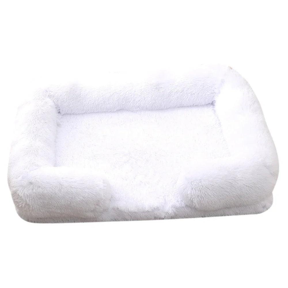 Lit pour animal de compagnie rond en peluche Lit pour chien HiverEX-STOCK Canada