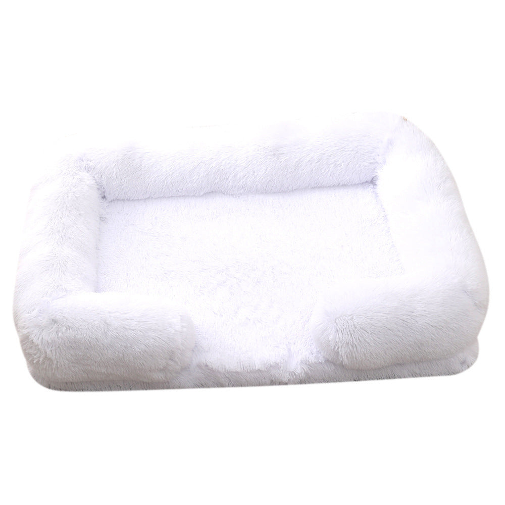 Plush Round Pet Bed Dog Bed Winter EX-STOCK Canada