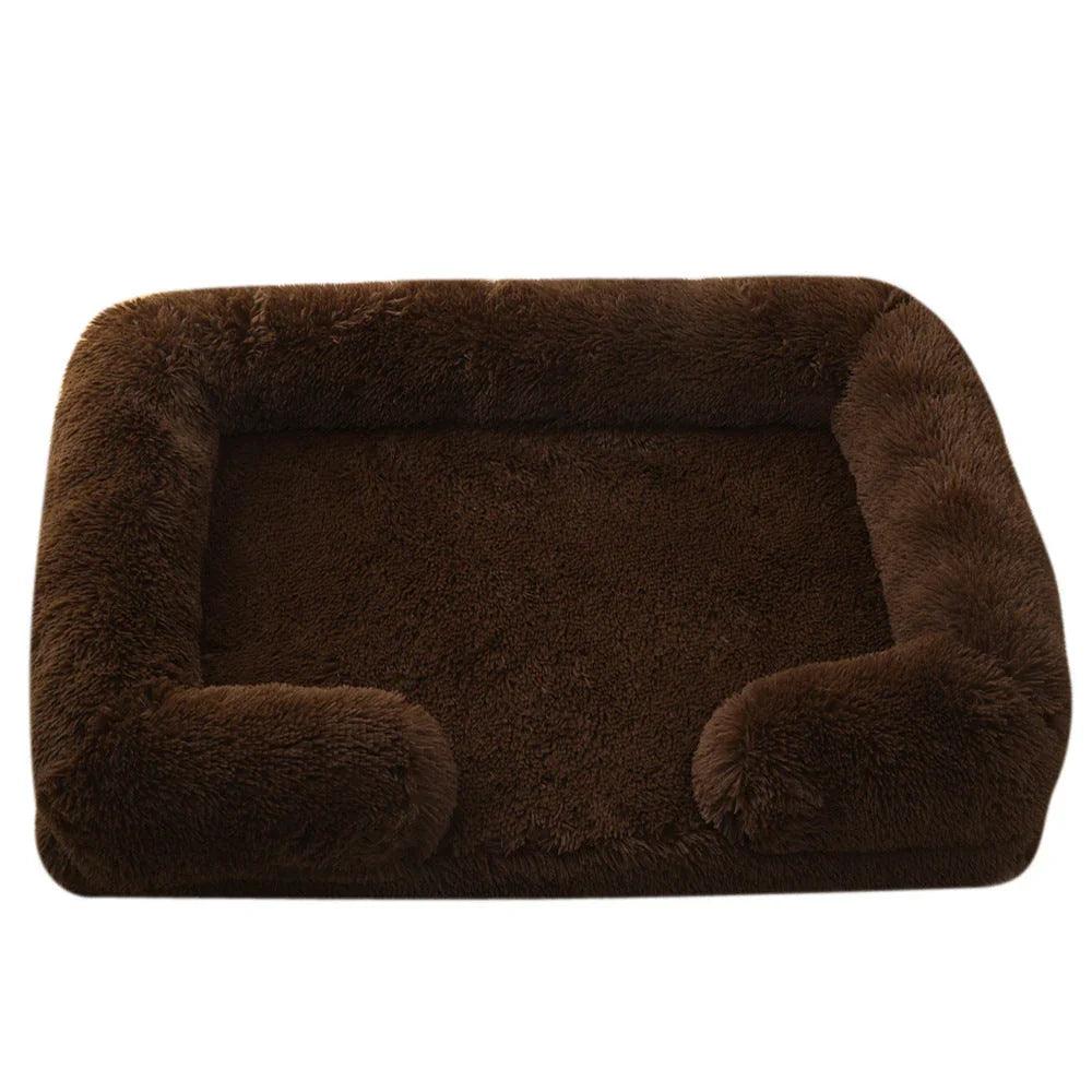 Lit pour animal de compagnie rond en peluche Lit pour chien HiverEX-STOCK Canada