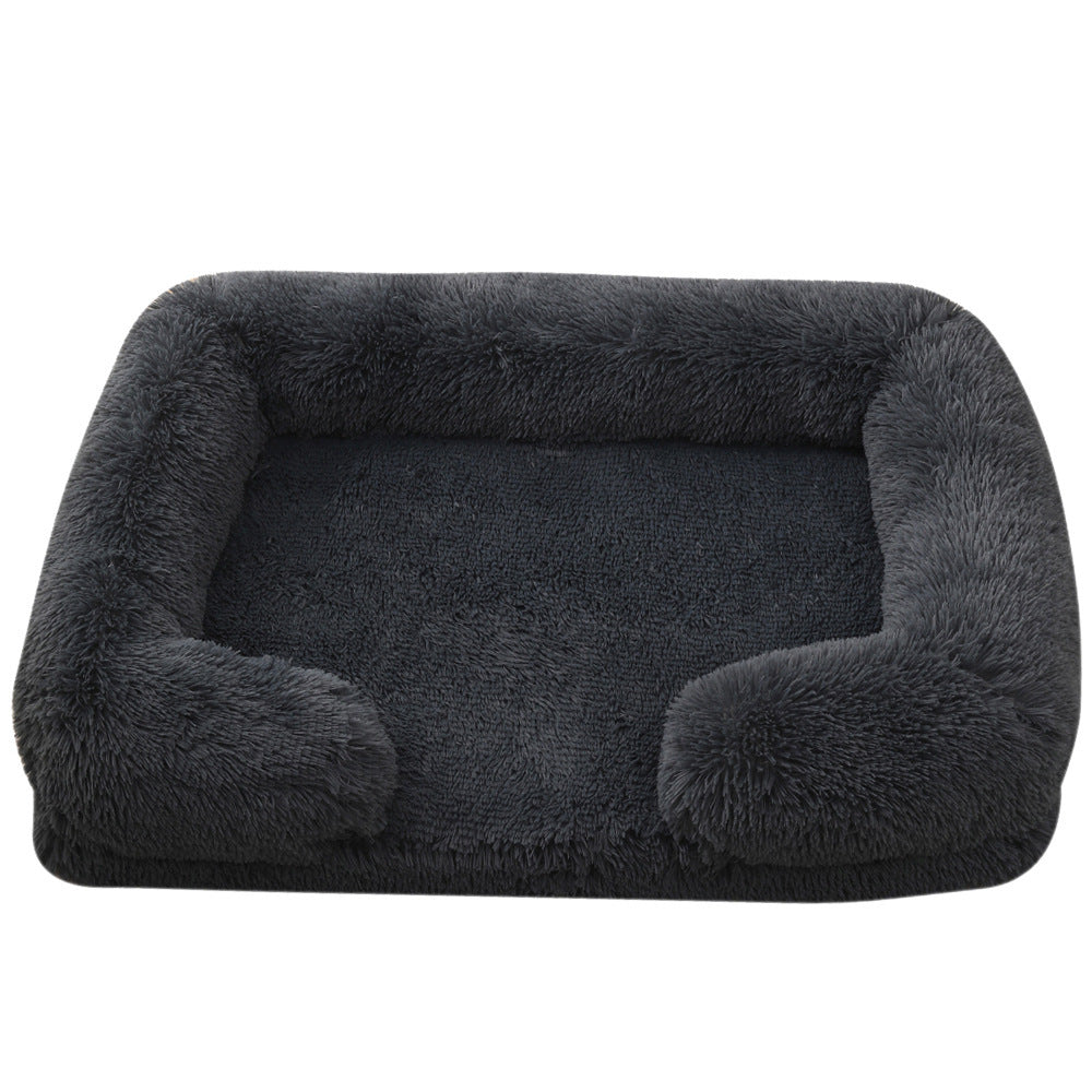 Plush Round Pet Bed Dog Bed Winter EX-STOCK Canada