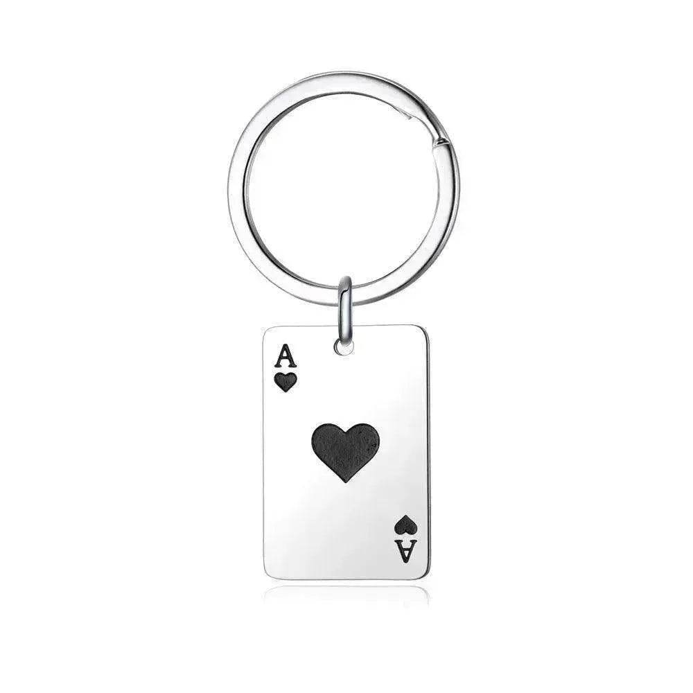 Poker Keychain Necklace - EX-STOCK Canada
