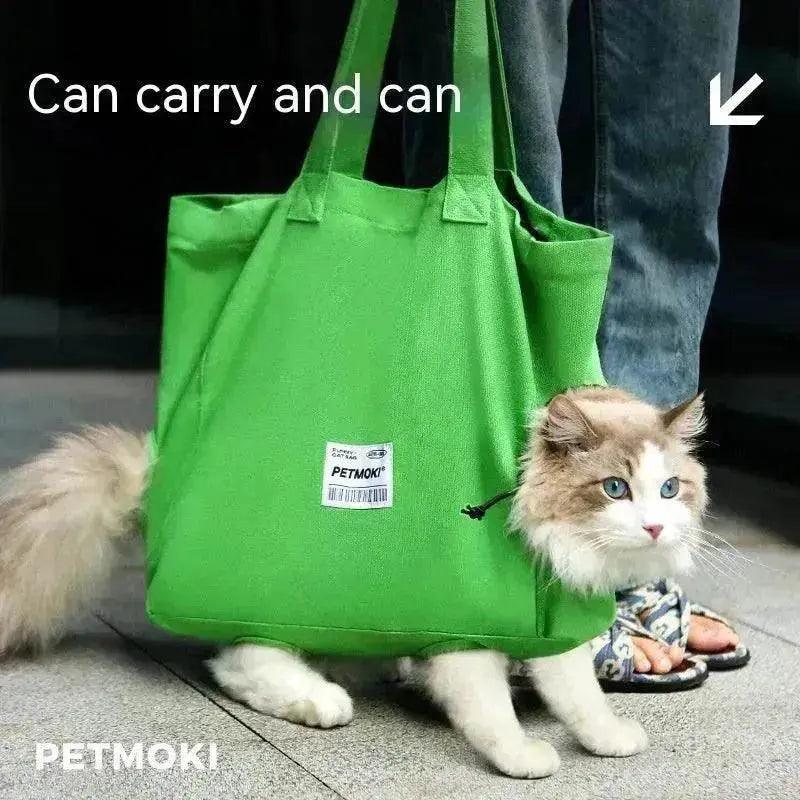 Sac à couches pour chat en toile respirante portable - Sac à dos pour animaux EX-STOCK Canada
