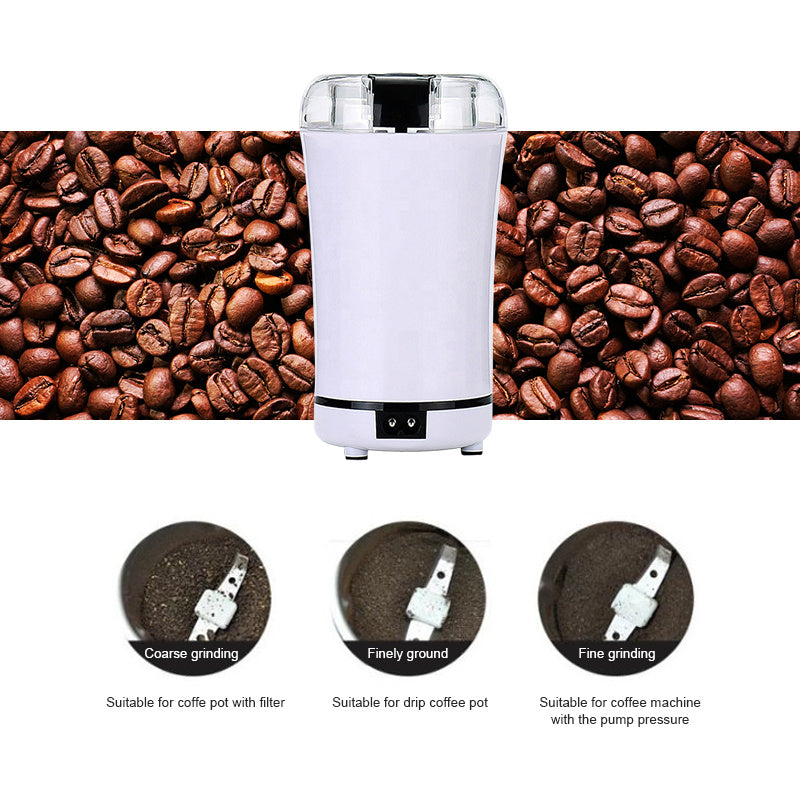 Portable Electric Coffee Bean Grinder Mill Kitchen Tool Herbs Salt Pepper Spices Nuts Grains Mini Medicine Flour Powder Crusher EX-STOCK Canada