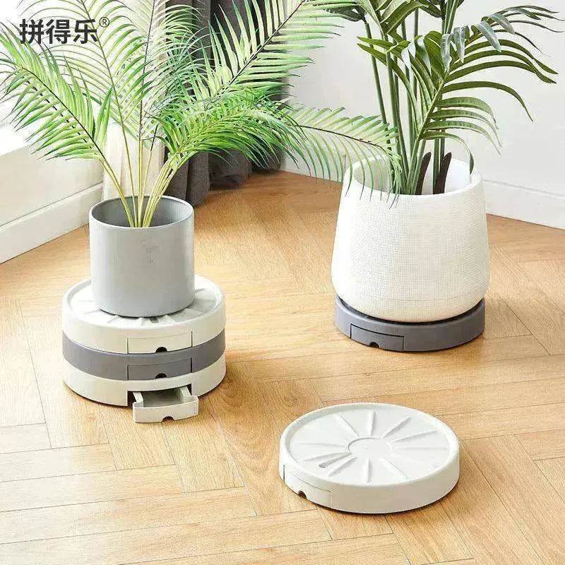 Portable Universal Flowerpot Tray Pulley Base - EX-STOCK Canada