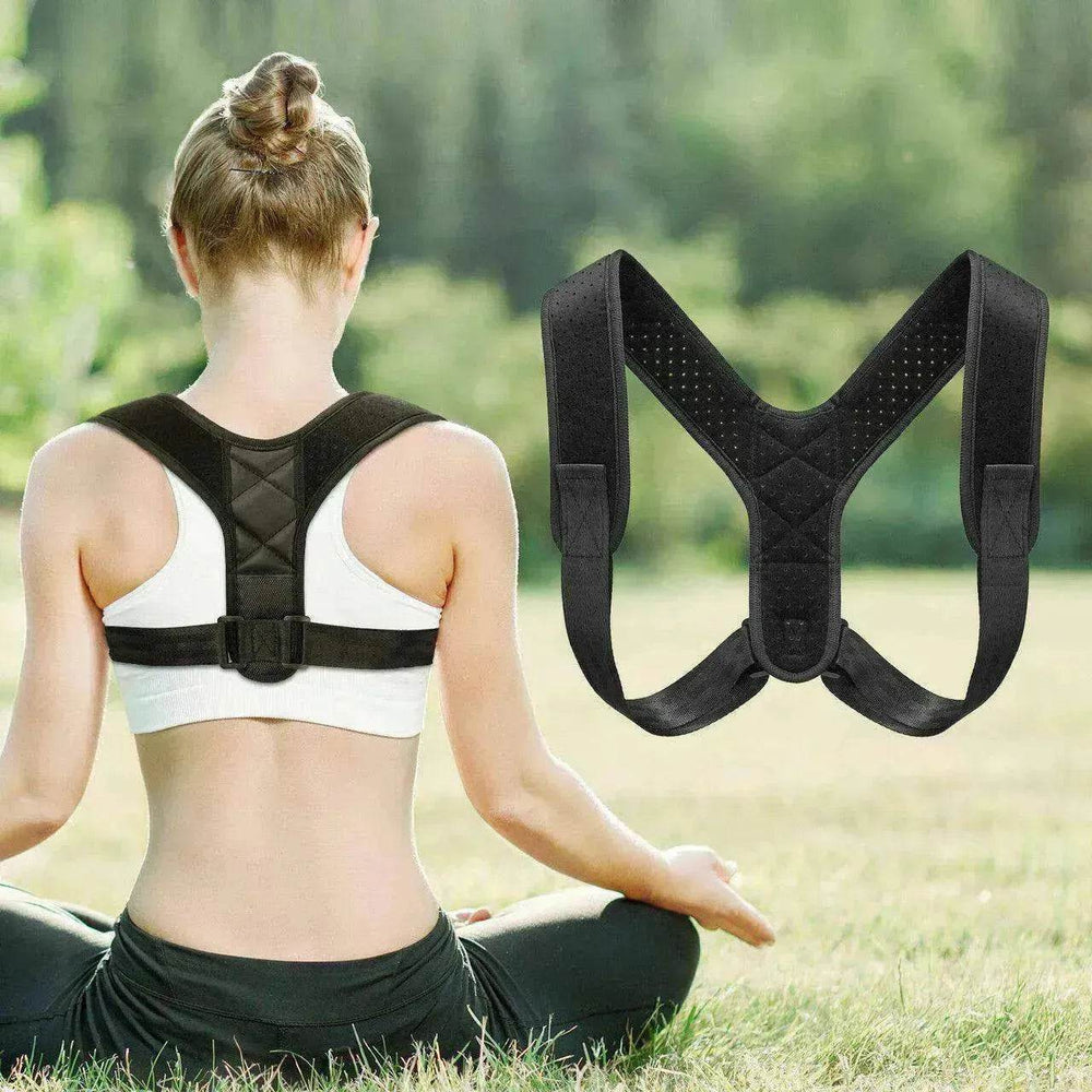 Posture Corrector Men Women Upper Back Pain Brace Clavicle Support Straightener - EX-STOCK Canada