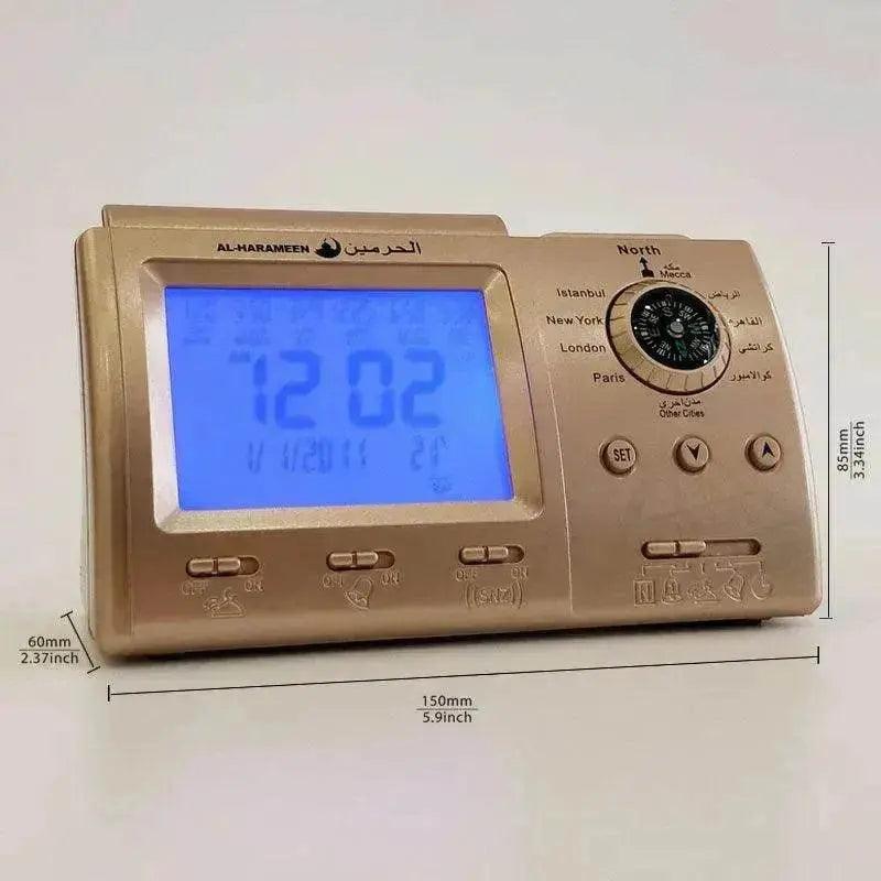 Cloche de prière, horloge de table Azan - EX-STOCK Canada