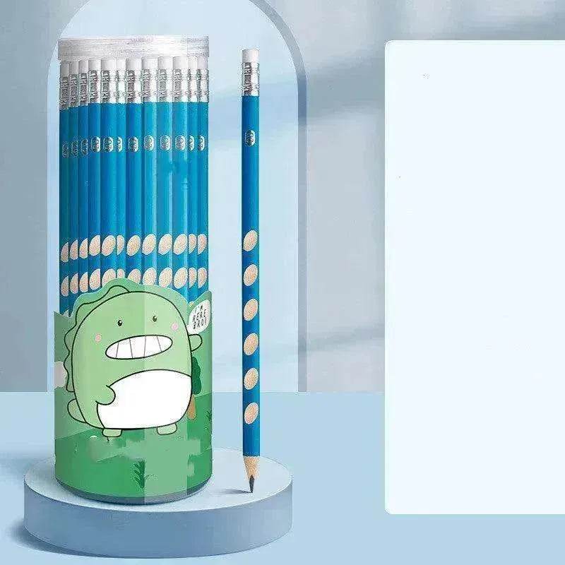 Primary School Students Use Hole-shaped Pencils To Correct Their Grip - EX-STOCK Canada