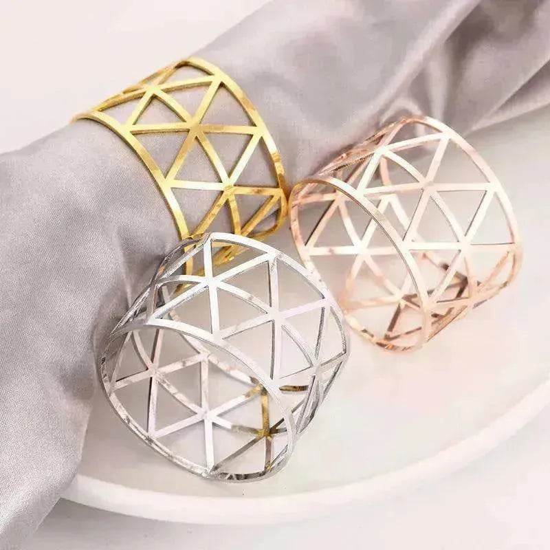 Prismatic Elegant Non-package Napkin Ring - EX-STOCK Canada