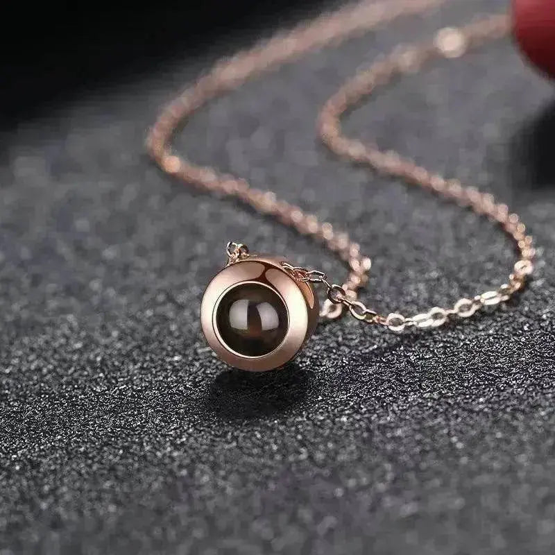 Projection Necklace In 100 Languages I Love You - EX-STOCK Canada