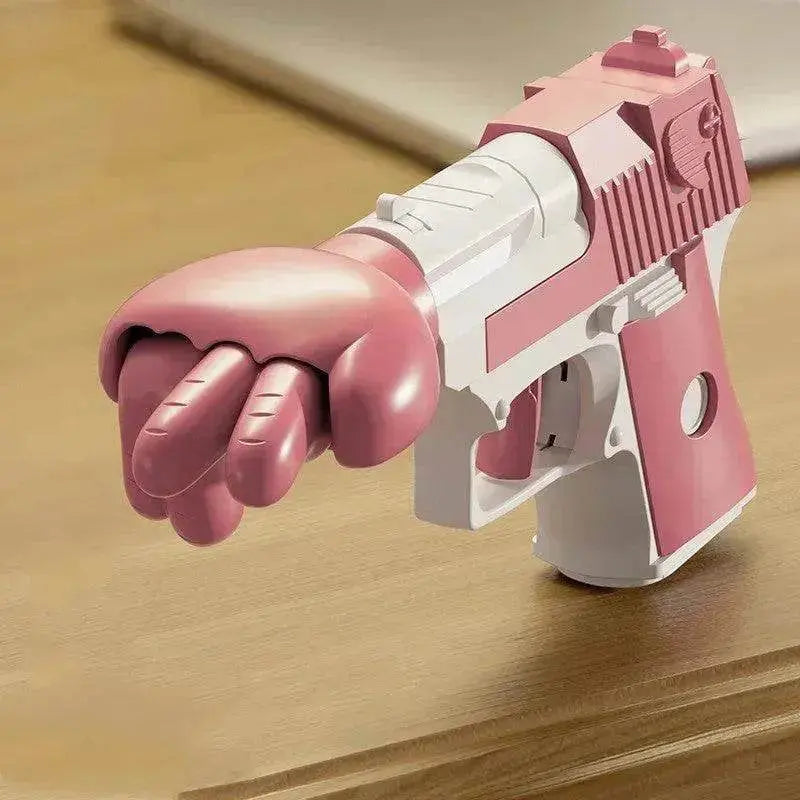 Punch Gun Rock, Paper, Scissor Game Props Decompression Kids Fun Toy - EX-STOCK Canada