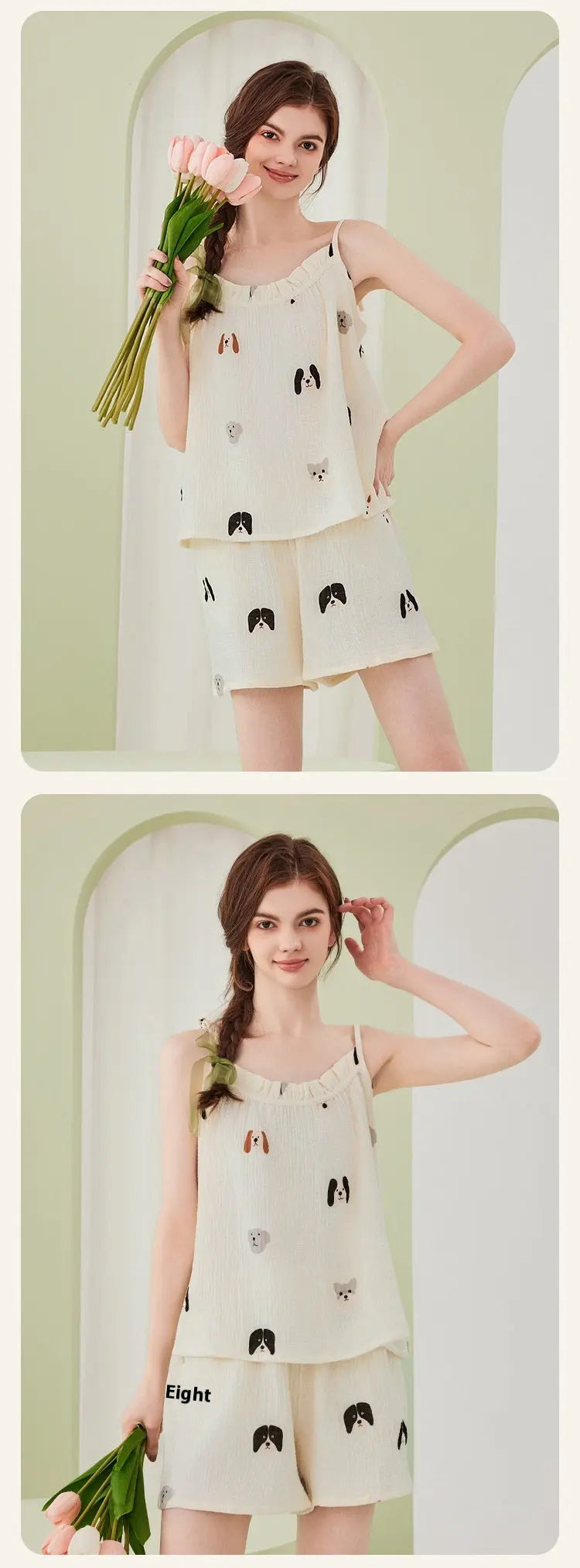 Pure Cotton Double-layer Gauze Pajamas For Women - EX-STOCK Canada