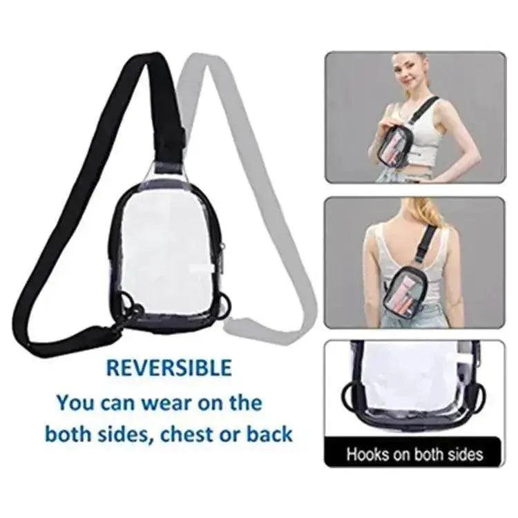 Sac de sport étanche PVC transparent mini voyage bandoulière poitrine - EX-STOCK Canada