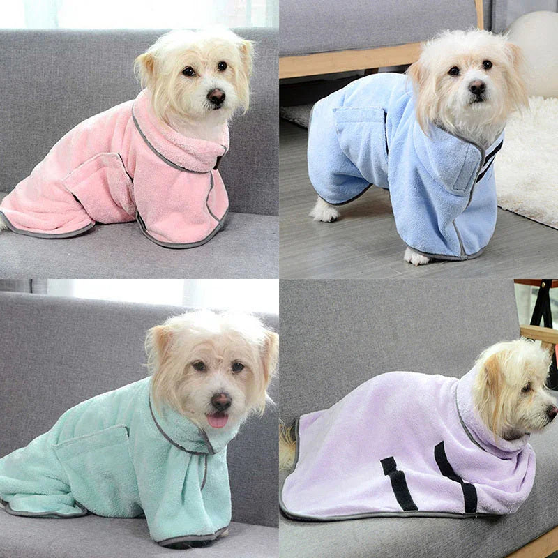 Quick-drying Pet Absorbent Towel Dog Bathrobe Pet Dog Bath Towel For Dogs Cats Microfiber Absorbent Pet Drying Towel Pet Supplies Pet Products EX-STOCK Canada