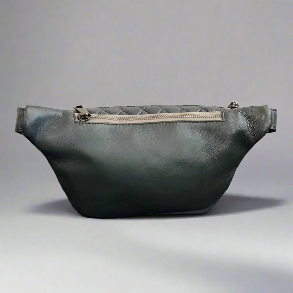 Riñonera de cuero de oveja acolchadaEX-STOCK Canada