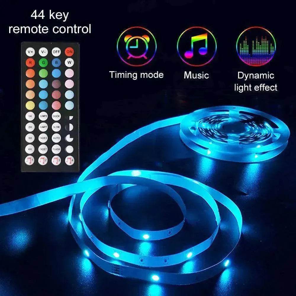 RGB 5050 LED Light Strip Color changing LED Strip Light with Remote Controller 20 meters Long 44keys Controller - EX-STOCK Canada