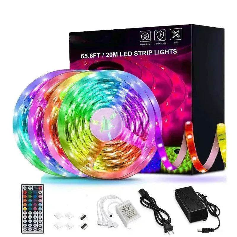 RGB 5050 LED Light Strip Color changing LED Strip Light with Remote Controller 20 meters Long 44keys Controller - EX-STOCK Canada