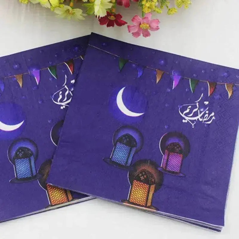 Ramadan Color Disposable Printing Napkins - EX-STOCK Canada
