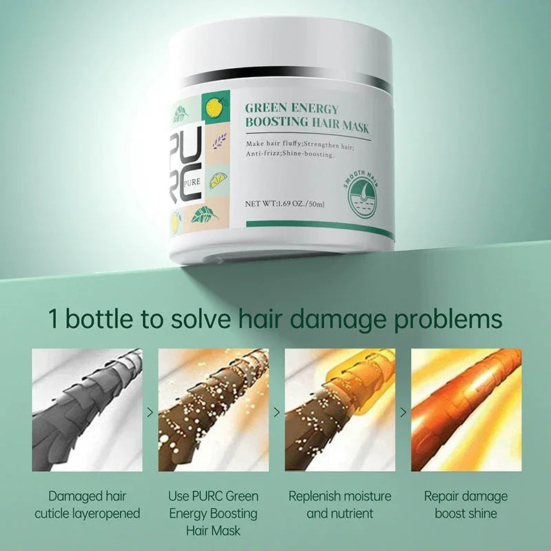 Repair Hair Mask Green Energy Keratin For Treatment Hair EX-STOCK Canada