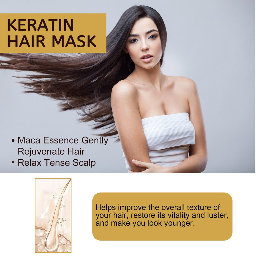 Repair Moisturizing Hair Mask Deep Moisturizing Repair Damaged Hair Anti-drying Split Knot Anti-hair Loss EX-STOCK Canada
