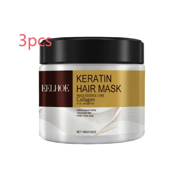Masque capillaire réparateur hydratant Répare en profondeur les cheveux abîmés Anti-dessèchement, pointes fourchues, chute de cheveuxEX-STOCK Canada