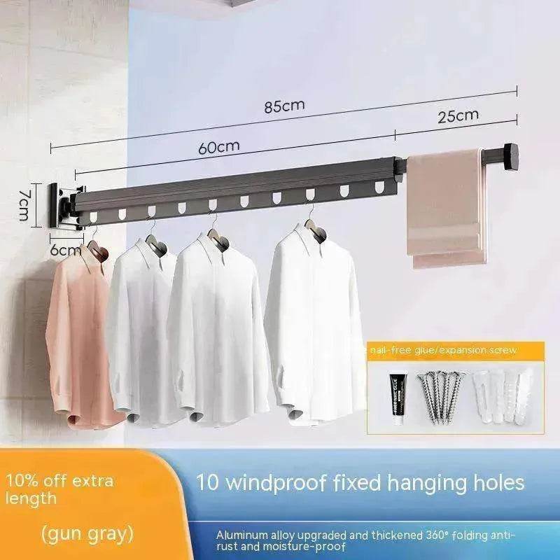 Retractable Aluminum Clothes Hanger - EX-STOCK Canada