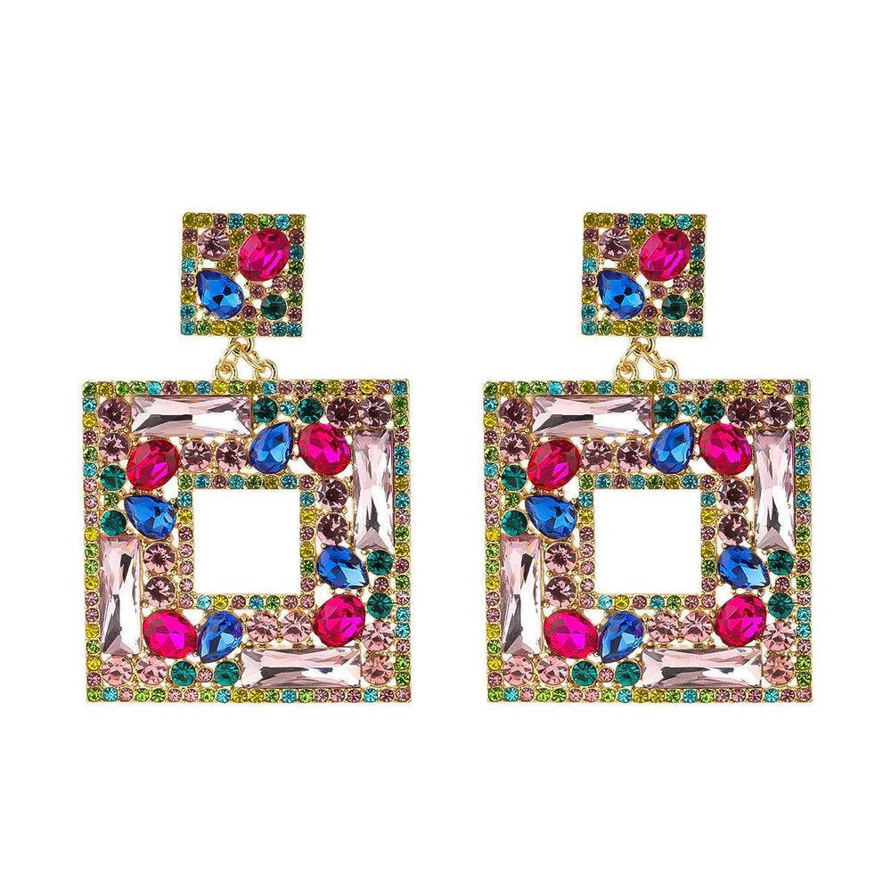 Rhinestones, Glass And Full Diamond Earrings EX-STOCK Canada