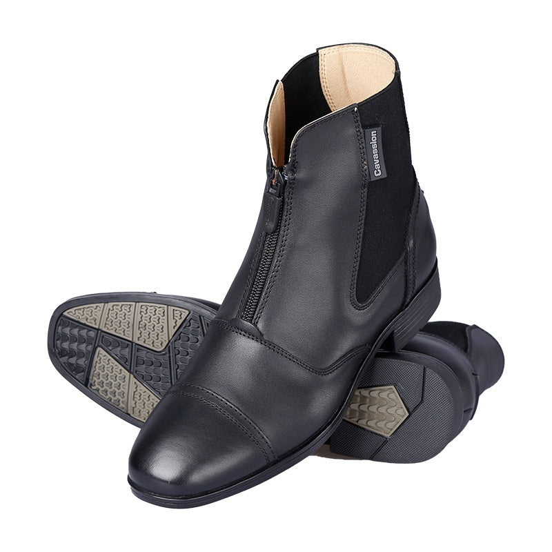 Riding Equestrian Cowhide Ankle Boots EX-STOCK Canada