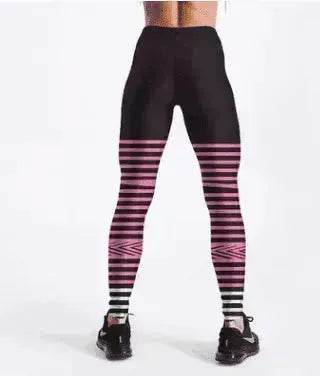 Rings Black Yoga Workout Leggings - EX-STOCK Canada