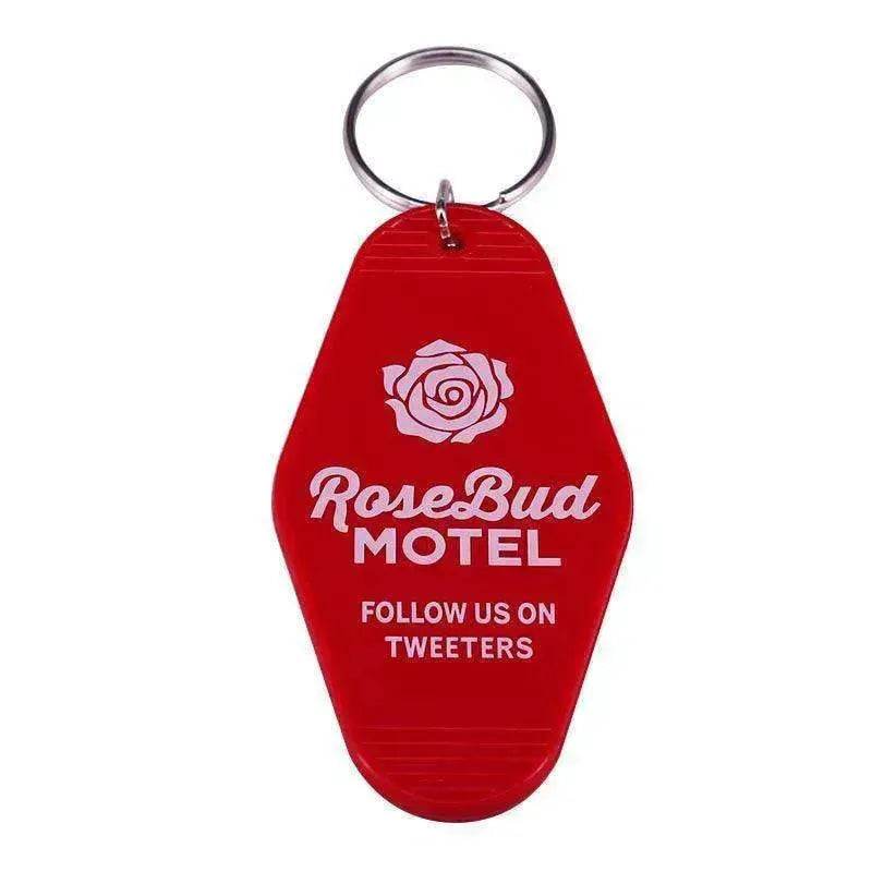Rosebud Motel Keychain Red Keychain - EX-STOCK Canada