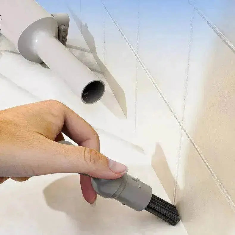 Rotatable Self-Squeeze Mini Mop With Crevice Brush Hand Wash-Free Flat Squeeze Mop With 2 Reusable Microfiber Pads, Microfiber Mop For Wet Dry Use Self Wringing Flat Mop For Floor Cleaning - EX-STOCK Canada