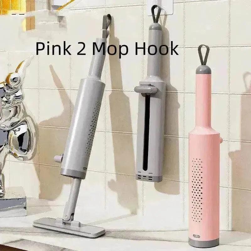Serpillière Mini Auto-essorable Pivotante Avec Brosse Pour Fentes Serpillière Plate Sans Lavage À La Main Avec 2 Tampons Microfibres Réutilisables, Serpillière En Microfibre Pour Usage Humide Et Sec Auto-essorable Serpillière Plate Pour Le Nettoyage Des Sols - EX-STOCK Canada