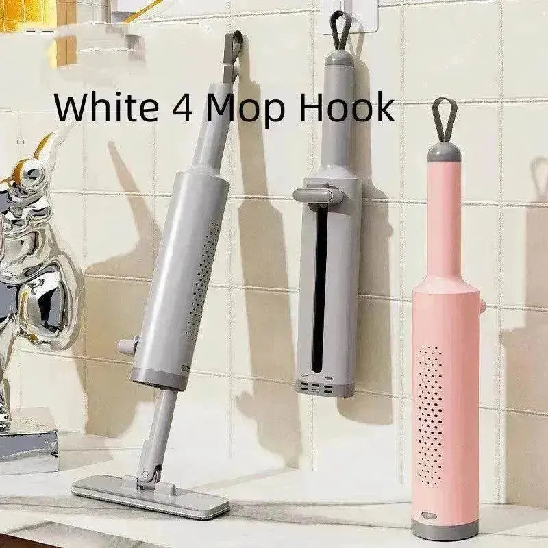 Rotatable Self-Squeeze Mini Mop With Crevice Brush Hand Wash-Free Flat Squeeze Mop With 2 Reusable Microfiber Pads, Microfiber Mop For Wet Dry Use Self Wringing Flat Mop For Floor Cleaning - EX-STOCK Canada