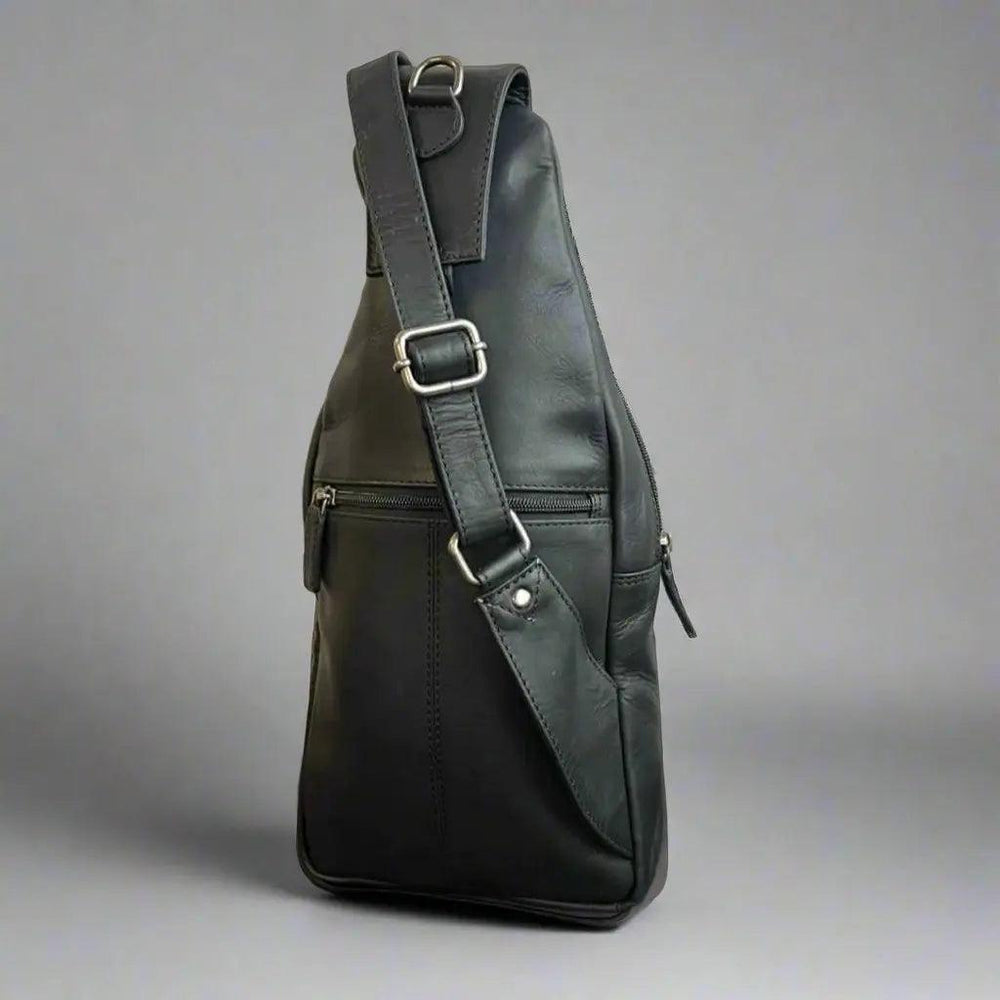 Sac à dos bandoulière en cuir pleine fleur Rugged EarthEX-STOCK Canada