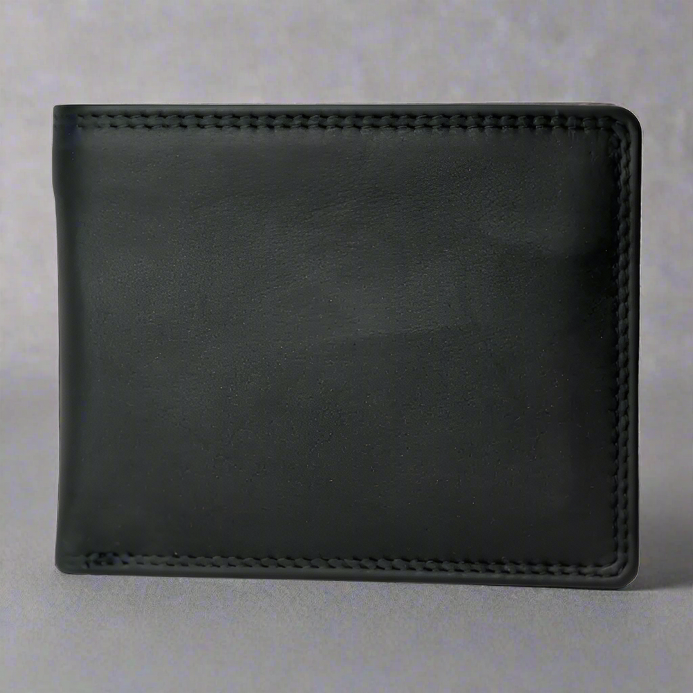 Portefeuille en cuir à deux volets pour homme Rugged EarthEX-STOCK Canada