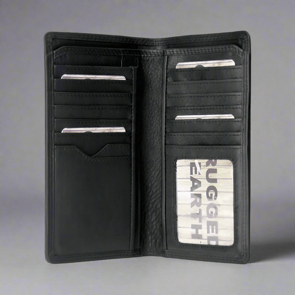 Rugged Earth Men's Tall Leather Wallet EX-STOCK Canada