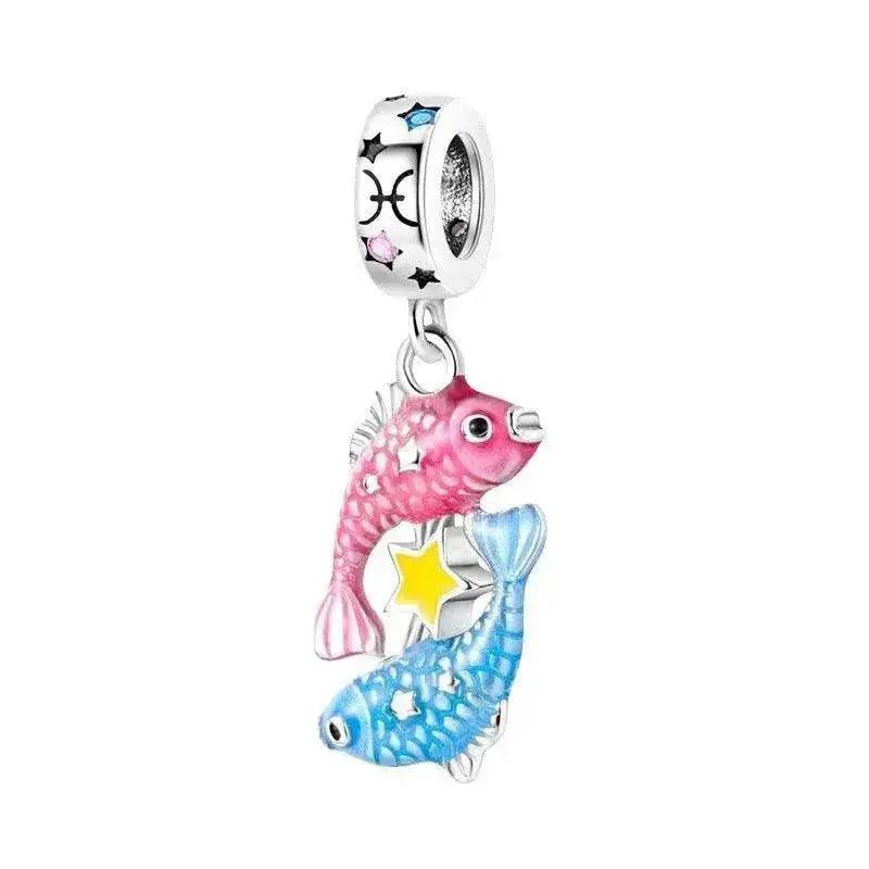 Pendentif Douze Constellations Lumineux Coloré en Argent S925 - EX-STOCK Canada