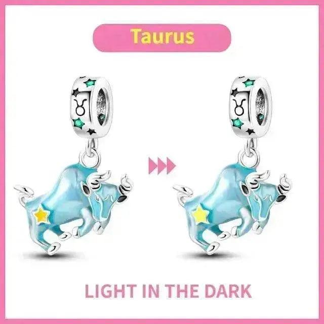 Pendentif Douze Constellations Lumineux Coloré en Argent S925 - EX-STOCK Canada