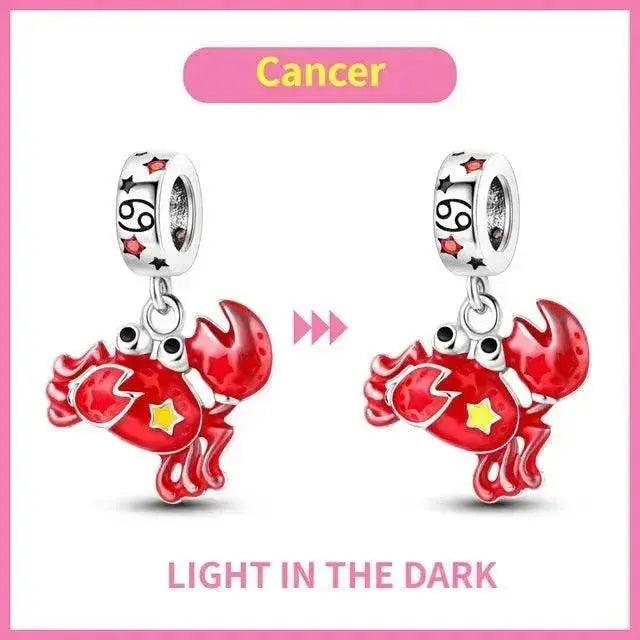 Pendentif Douze Constellations Lumineux Coloré en Argent S925 - EX-STOCK Canada