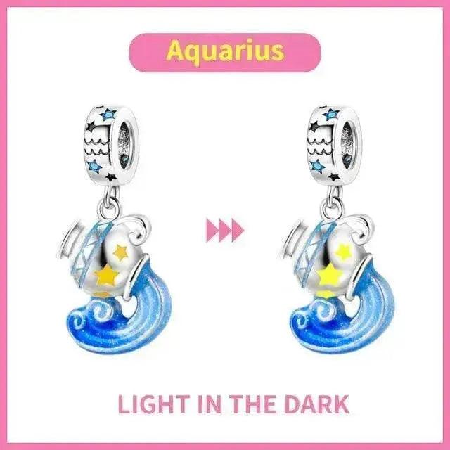 Pendentif Douze Constellations Lumineux Coloré en Argent S925 - EX-STOCK Canada