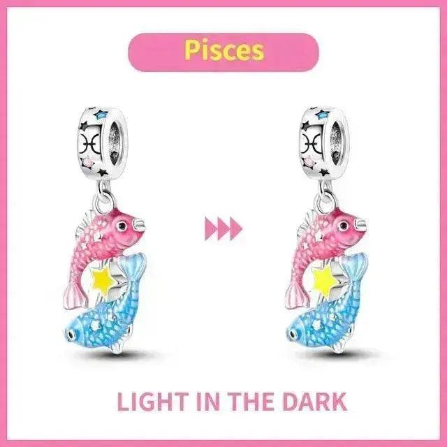 Pendentif Douze Constellations Lumineux Coloré en Argent S925 - EX-STOCK Canada