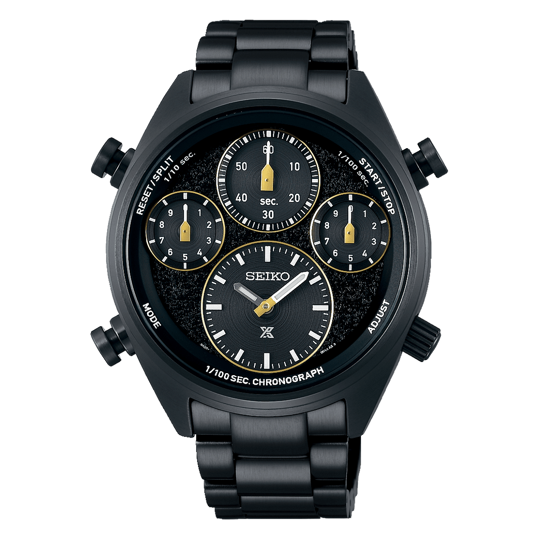 SEIKO Prospex Speedtimer Chronographe Solaire 1/100 Sec Édition Limitée Noir | SFJ007