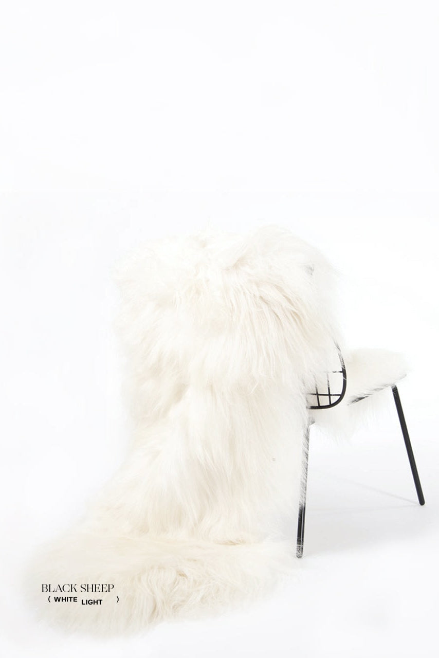 White Double Icelandic Sheepskin